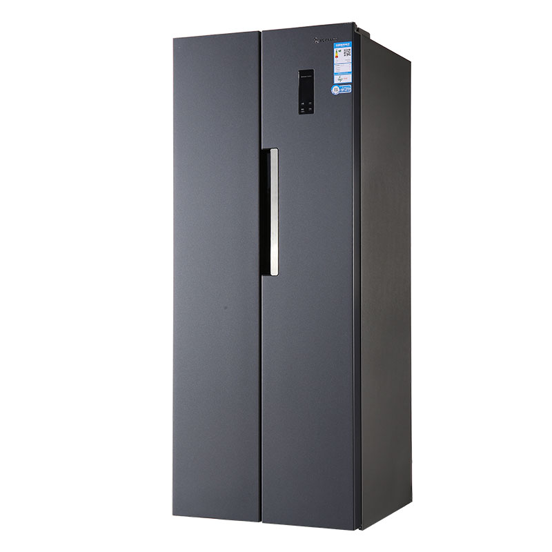 上菱445L风冷无霜对开门冰箱70CM宽一级双变频净味抗菌家用双开门