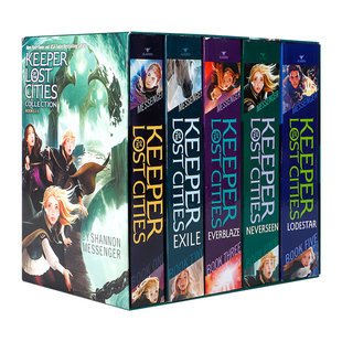 英文原版失落城市的守护者1-5-9盒装Keeper of the Lost Cities Collection 青少年桥梁章节书中学生英语课外阅读冒险故事书