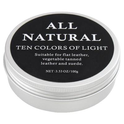 铝盒貂油膏100克大盒 天然成分 植鞣皮保养皮衣皮具护理 非黄狼膏