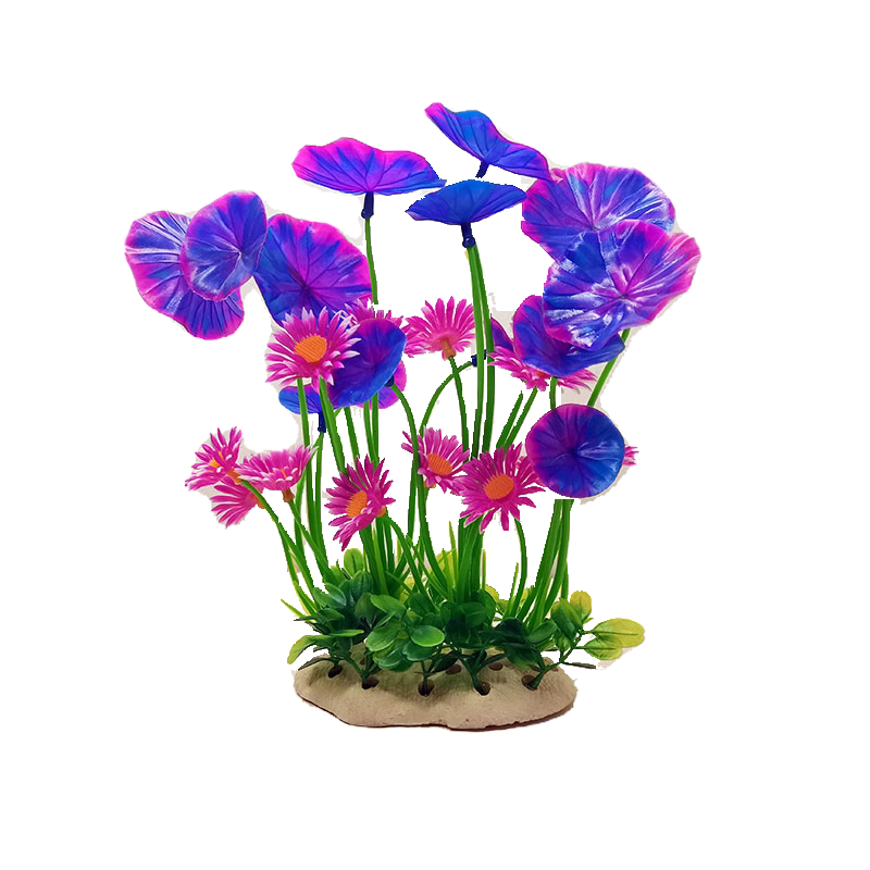 鱼缸造景内饰花草假花假草鱼缸装饰仿真水草套餐鱼缸假植物组合