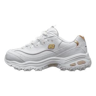 Skechers斯凯奇春夏季女鞋舒适运动跑步鞋老爹鞋熊猫鞋休闲小白鞋