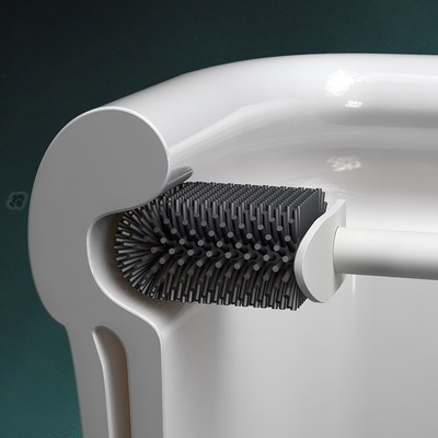 直销壁挂式免打孔家用卫生间卫生置物架套装马桶刷厕所无清洁