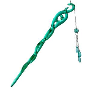 白蛇缘起同款发簪新中式cos步摇流苏簪子后脑勺盘发古风旗袍发钗