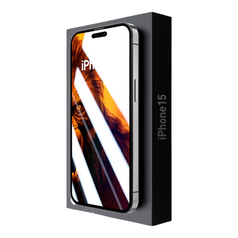 美国TGVI'S适用苹果15钢化膜ar增透高清iphone15promax手机贴膜15p防偷窥保护膜15plus康宁大猩