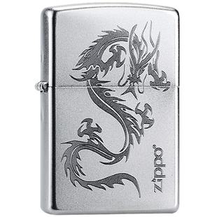 ZIPPO打火机205磨砂正版芝宝美国正品煤油男士定制情人节礼物新年