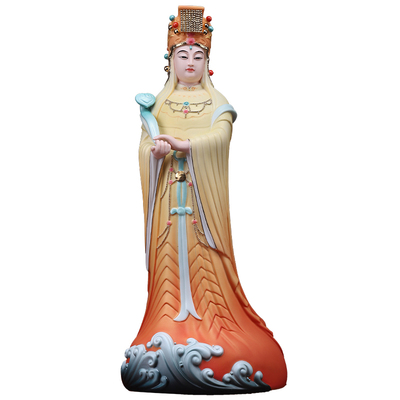 天后妈祖娘娘像家用供奉陶瓷摆件