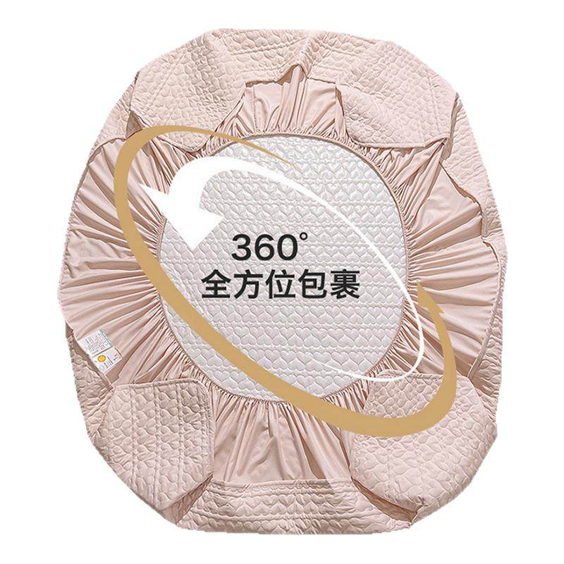 2026年新款防水隔尿夹棉床笠罩床罩防滑床单套席梦思床垫套保护罩