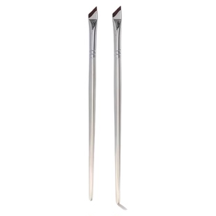 斜角眼线刷扁平镰刀化妆刷眉刷三件套新手画眼线下至卧蚕细节刷子