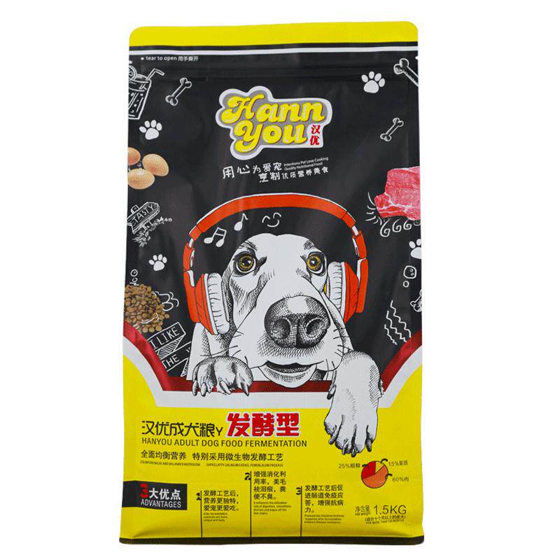 汉优成犬狗粮发酵泰迪比熊柴犬博美法斗柯基小型犬狗粮通用型3斤