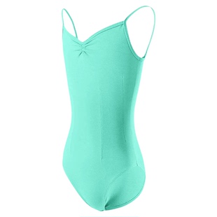 儿童体操服低龄幼儿启蒙舞蹈服薄荷绿衬肤幼儿园团体定制班服女童