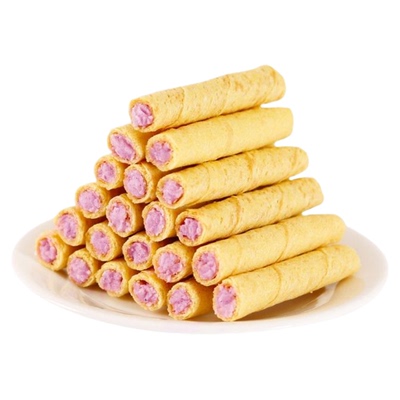 香芋蛋酥卷芋泥夹心酥脆蛋卷奶香代餐糕点充饥营养零食早餐