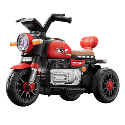 儿童电动摩托车三轮车男女孩