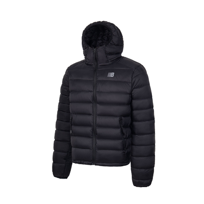 白鸭绒情侣轻薄连帽排骨羽绒服