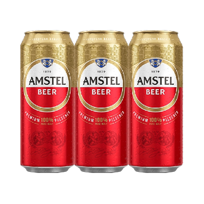 红爵啤酒500ml×3罐×1组