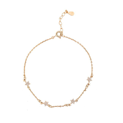 星星手链女s925纯银潮小众设计