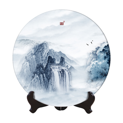 承沁摆盘新中式陶瓷摆件