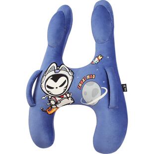 拽猫儿童车上睡觉神器汽车护肩睡枕小孩坐车防勒脖子车载安全带套