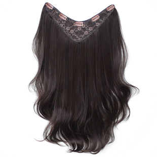 高层次假发一片式大波浪蓬松发量增多神器氛围感水波纹接长卷发片