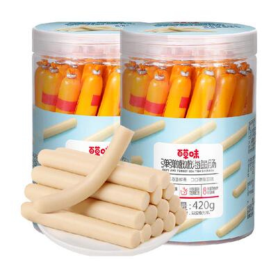 百草味深海鱼肠420g×2罐