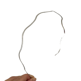 银色亮漆金属波浪线条发箍细款时尚简约合金压发头箍冷淡风发饰品