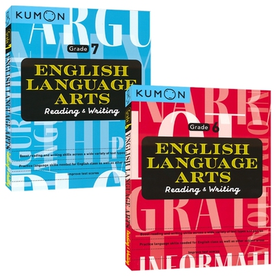 Kumon English Language Arts - Reading & Writing Grade 6-7 英语写作练习册6-7年级 公文式教育 英语写作专项训练教辅 英文原版