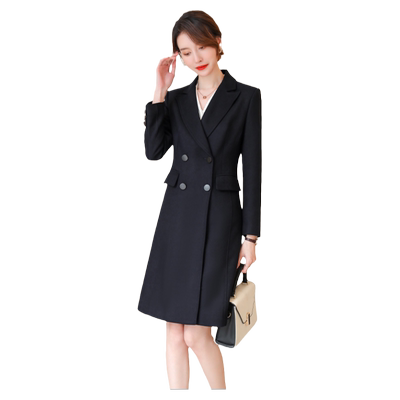诗璐雅空姐外套职业羊毛大衣女冬