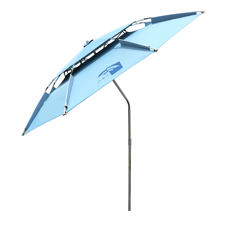 雨帆钓鱼伞2.2米万向防雨户外钓伞2.4米双层防晒遮阳伞垂钓伞