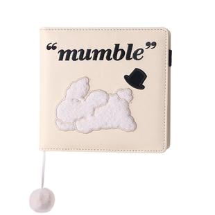 never奶兔方糖本方形本子笔记本日程本空白小本子便携随身计划本方格本高颜值手账本女生方方本