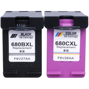 适用惠普680墨盒DeskJet 3636 3638 3838 2676 5088 2678 1118 4538 3776喷墨打印机墨盒HP680XL黑色彩色1115