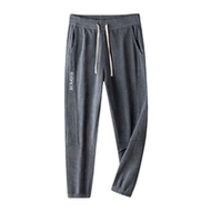 胖子加肥加大卫裤男加绒加厚保暖