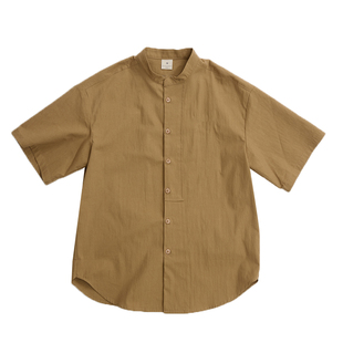 日料店工作服烤肉拉面寿司制服茶餐厅饭店服务员工衣立领衬衣短袖