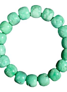 遇见幸运铝矿松石老珠型手链