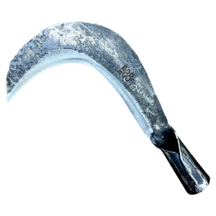 德国手工锻打镰刀砍柴刀割草除草工具神器锰钢砍割两用割树枝农用