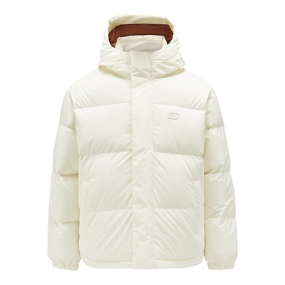 Skechers斯凯奇秋冬男女同款羽绒服保暖连帽外套 L424U044/00NA