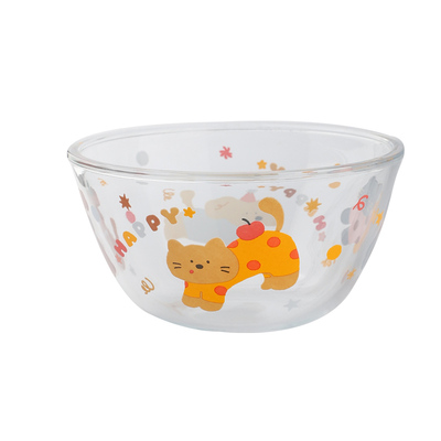 舍里可爱水果蔬菜耐热玻璃沙拉碗