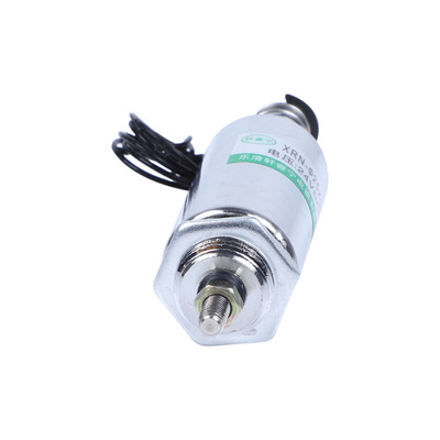 电磁铁XRN-25/50TL直流12V24V圆形管式推拉电磁铁缝纫机用106mm