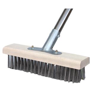 庭院扫把扫院子专用铁扫帚大户外清洁地面不锈钢丝硬毛去青苔神器