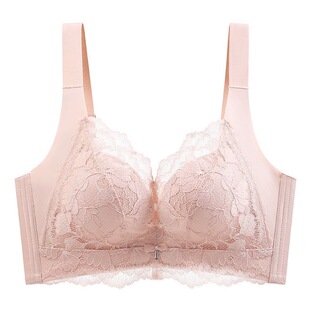 乳胶内衣女大胸显小胸无钢圈聚拢收副乳防下垂罗丽丝性感文胸薄款