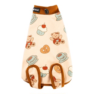 小狗狗绝育服护肚衣秋冬保暖宠物衣服母狗护肚子包肚衣防着凉睡衣