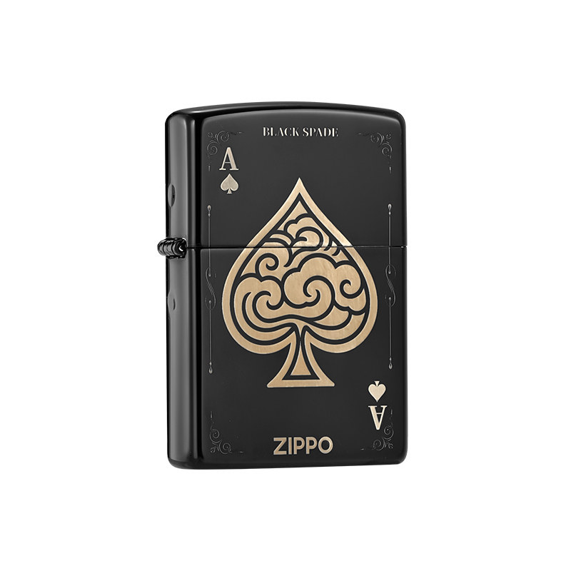 zippo黑冰双色防风打火机