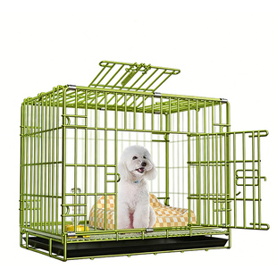 日本高端ALP狗笼子家用中小型犬室内加粗狗笼比熊带厕所宠物笼