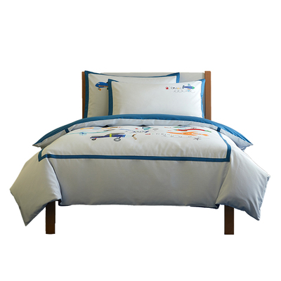 60支新疆长绒棉贡缎儿童四件套