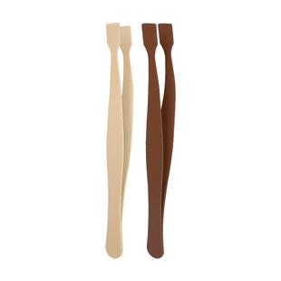 小锅铲假睫毛专用镊子创新折角美睫夹子夹睫毛金羽夹不粘胶水防粘