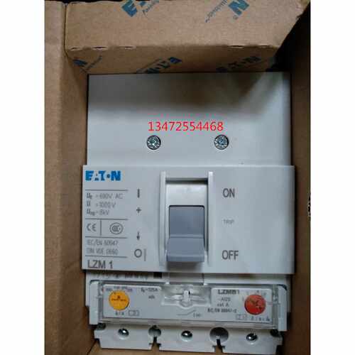 议价伊顿金钟穆勒固定式过载塑壳断路器MOELLER EATON LZMB1-A125