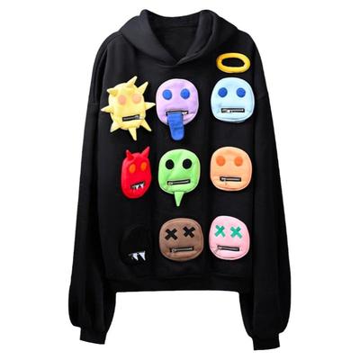 其他常规宽松棉街头贴布卫衣