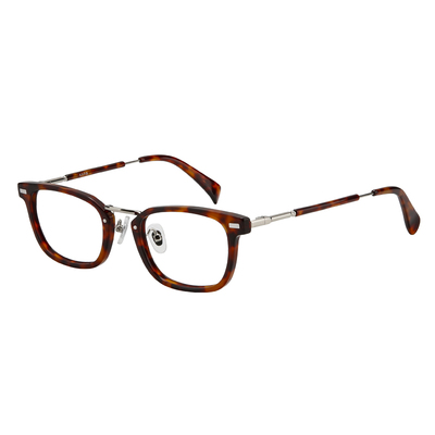 复古玳瑁素颜微猫方框大脸变色加宽眼镜架防蓝光近视可配高度数女