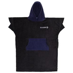 迪卡侬浴袍浴巾纯棉斗篷加厚带帽游泳沙滩巾海边吸水巾温泉IVK9