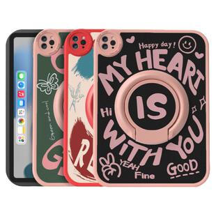 英文适用ipadmini6保护壳2022新款第10代平板保护套air5/4带支架2018可旋转pro11苹果9.7代硅胶6迷你2/3全包