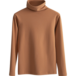 保暖内衣女加绒加厚绒德打底上衣heattech高领秋衣外穿冬季保暖衣