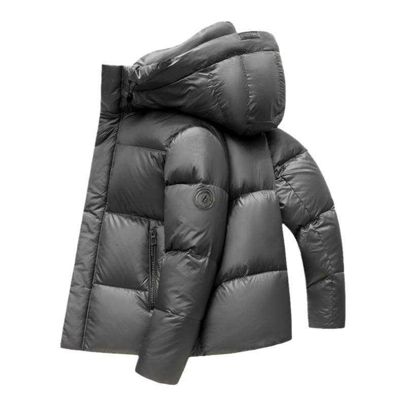 鸭鸭情侣羽绒服2024冬季新款短款男女中性设计加厚羽绒外套潮Y